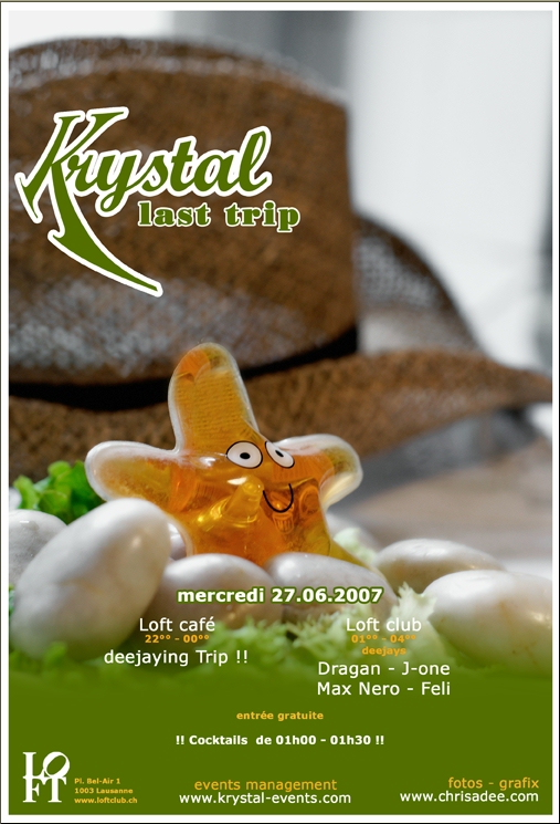 flyer Krystal last trip