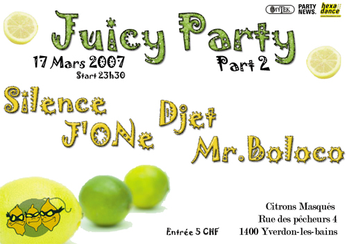 flyer Juicy party